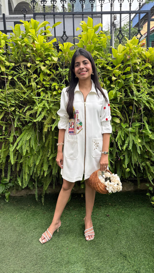 White Matchbox Dress