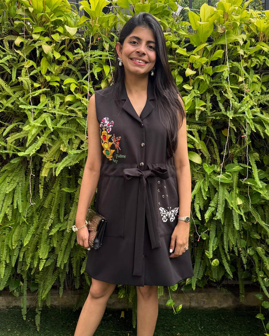 Black Traffic Light Dress