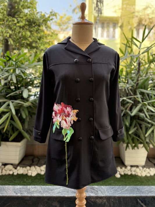 Black Trench Dress