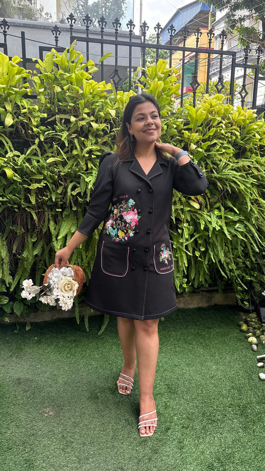 Black Lock And Key Dress