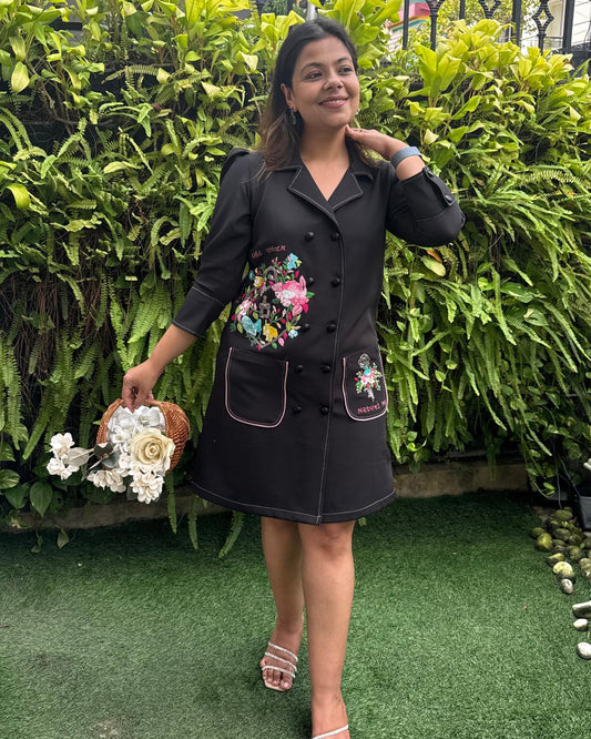 Black Lock And Key Dress