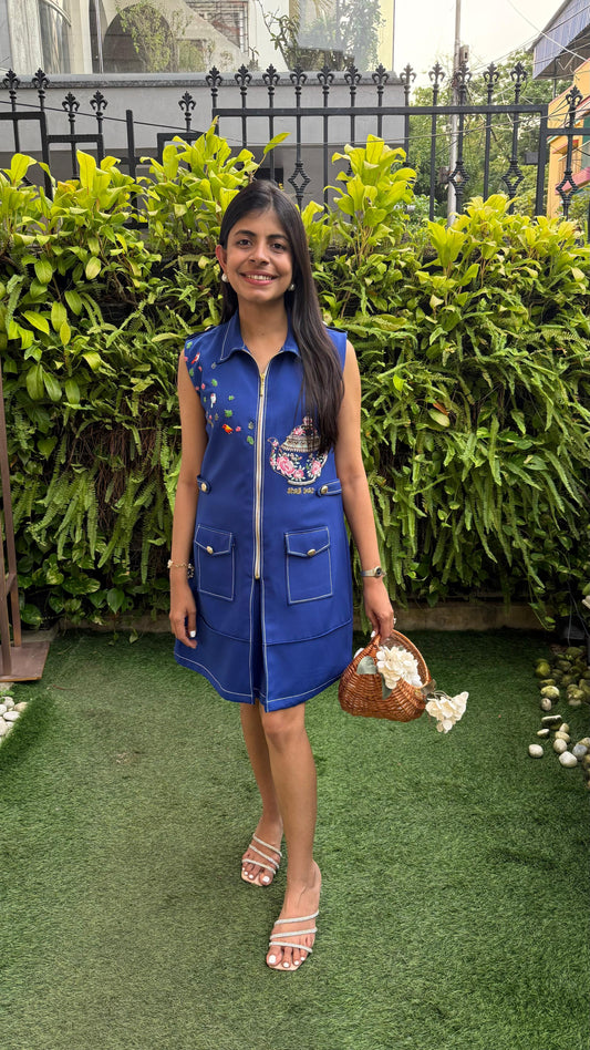 Blue Teapot Dress