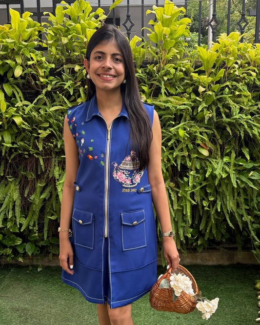 Blue Teapot Dress