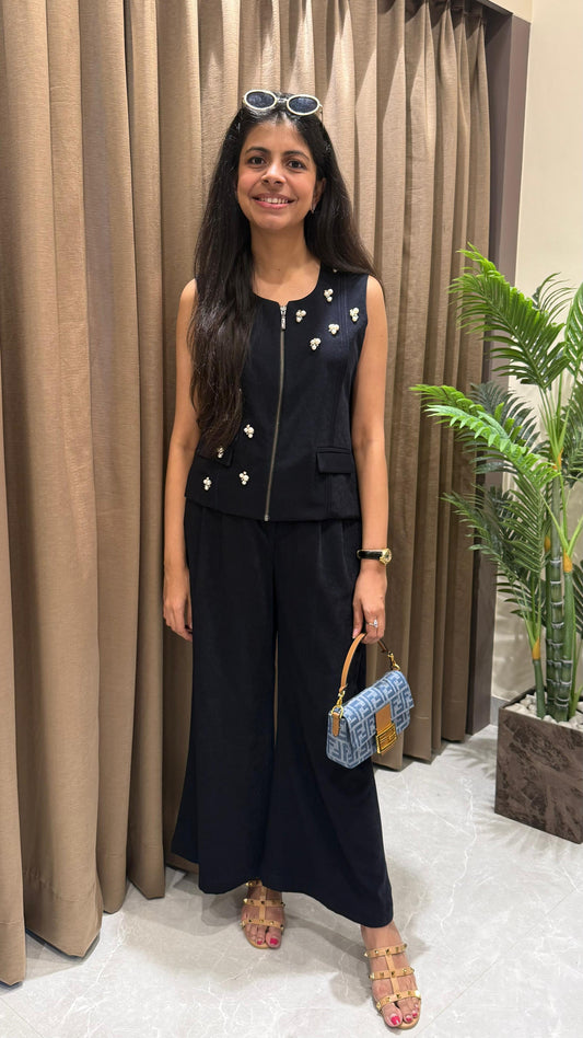 Deep Blue Sand Wash Coord Set