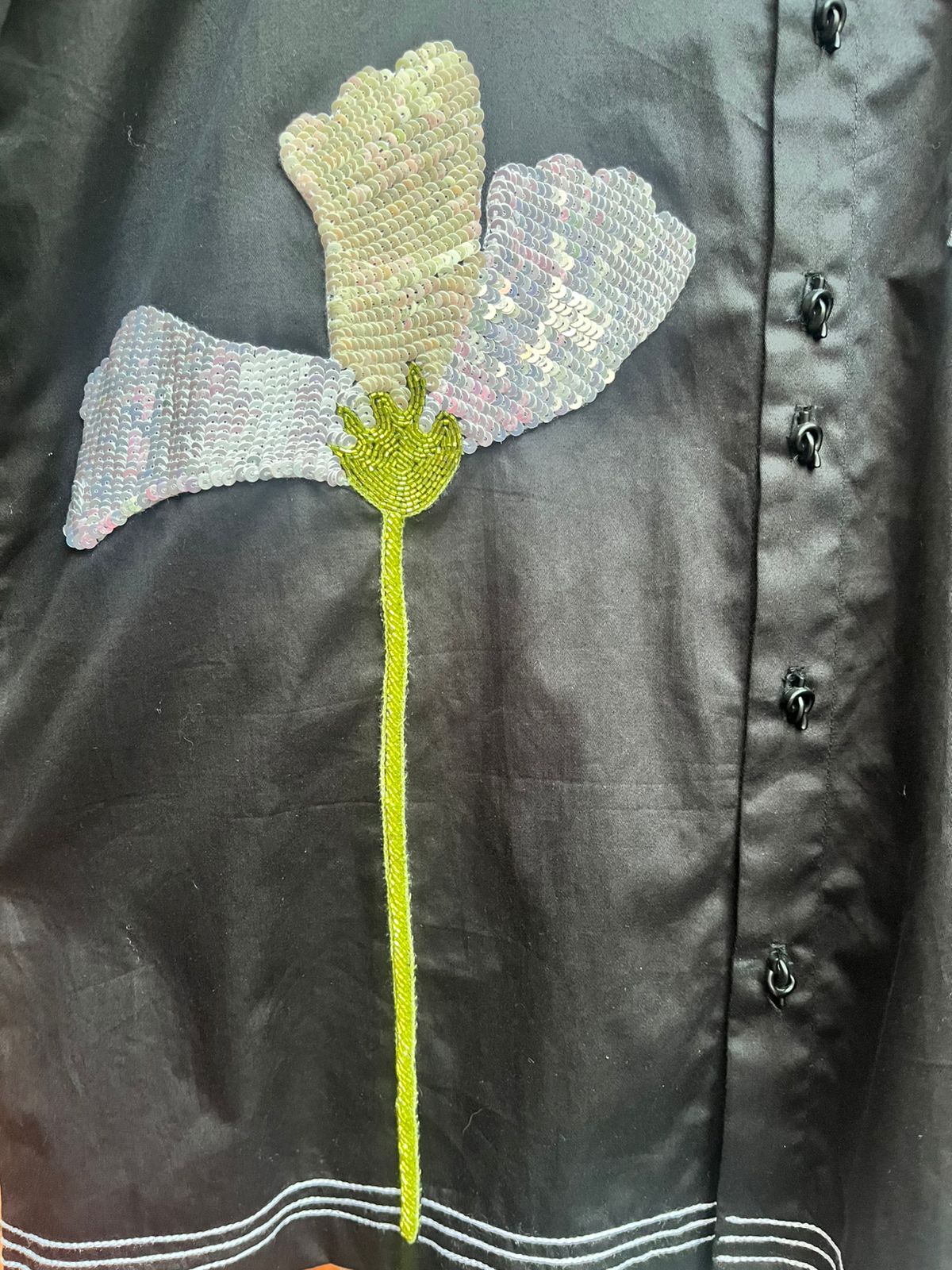 Black Bloom Shirt