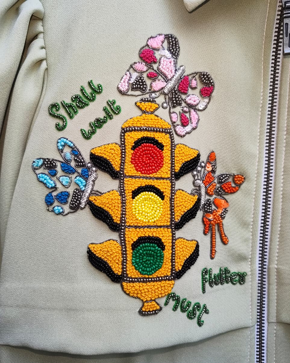 Green Traffic Light Dress