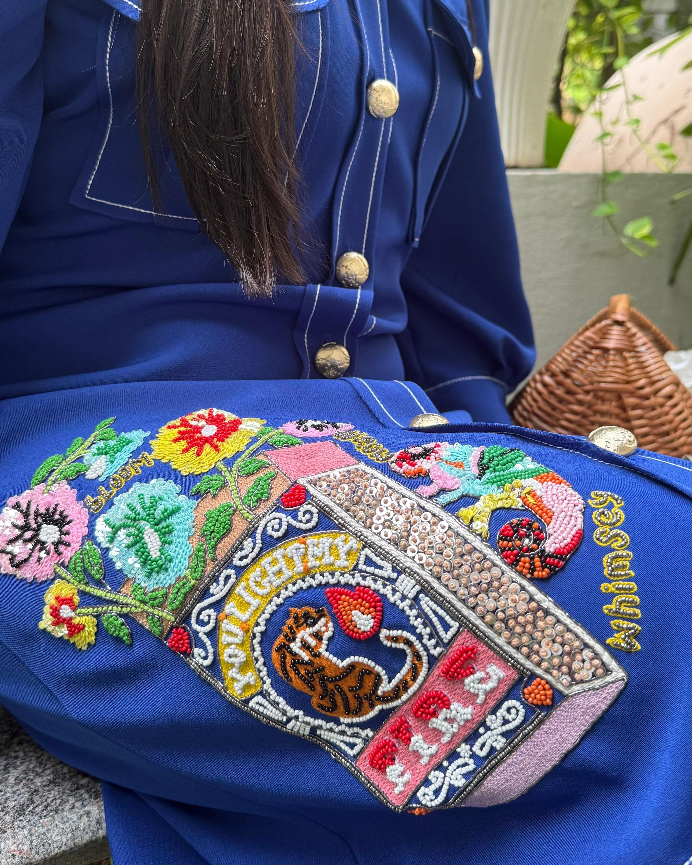 Blue Matchbox Dress