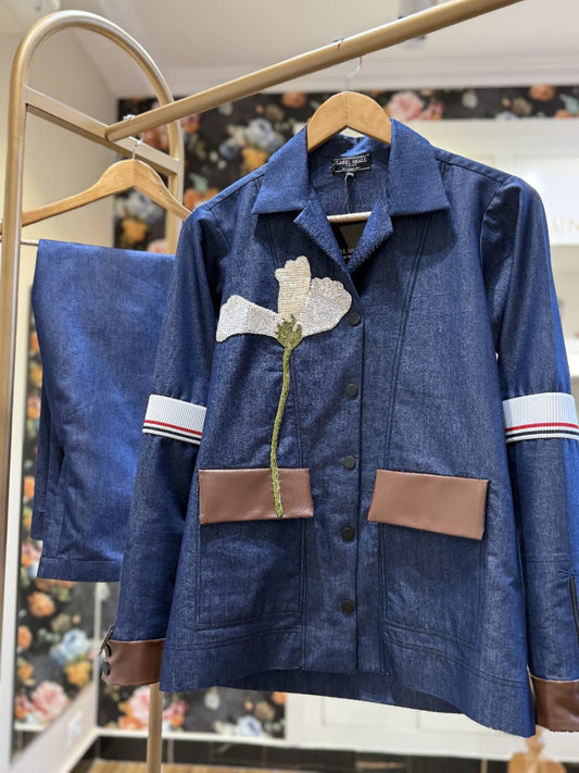 Denim Flora Coord Set