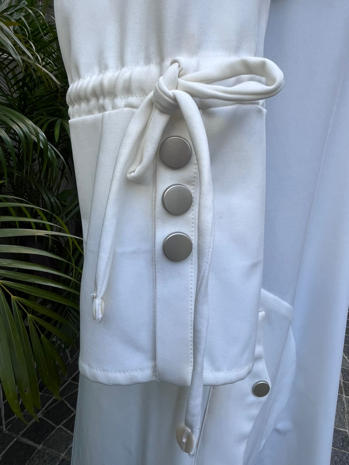 White Flap Dress