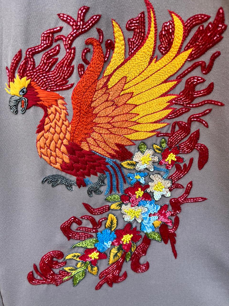 Ecru Ashes To Petals Dress