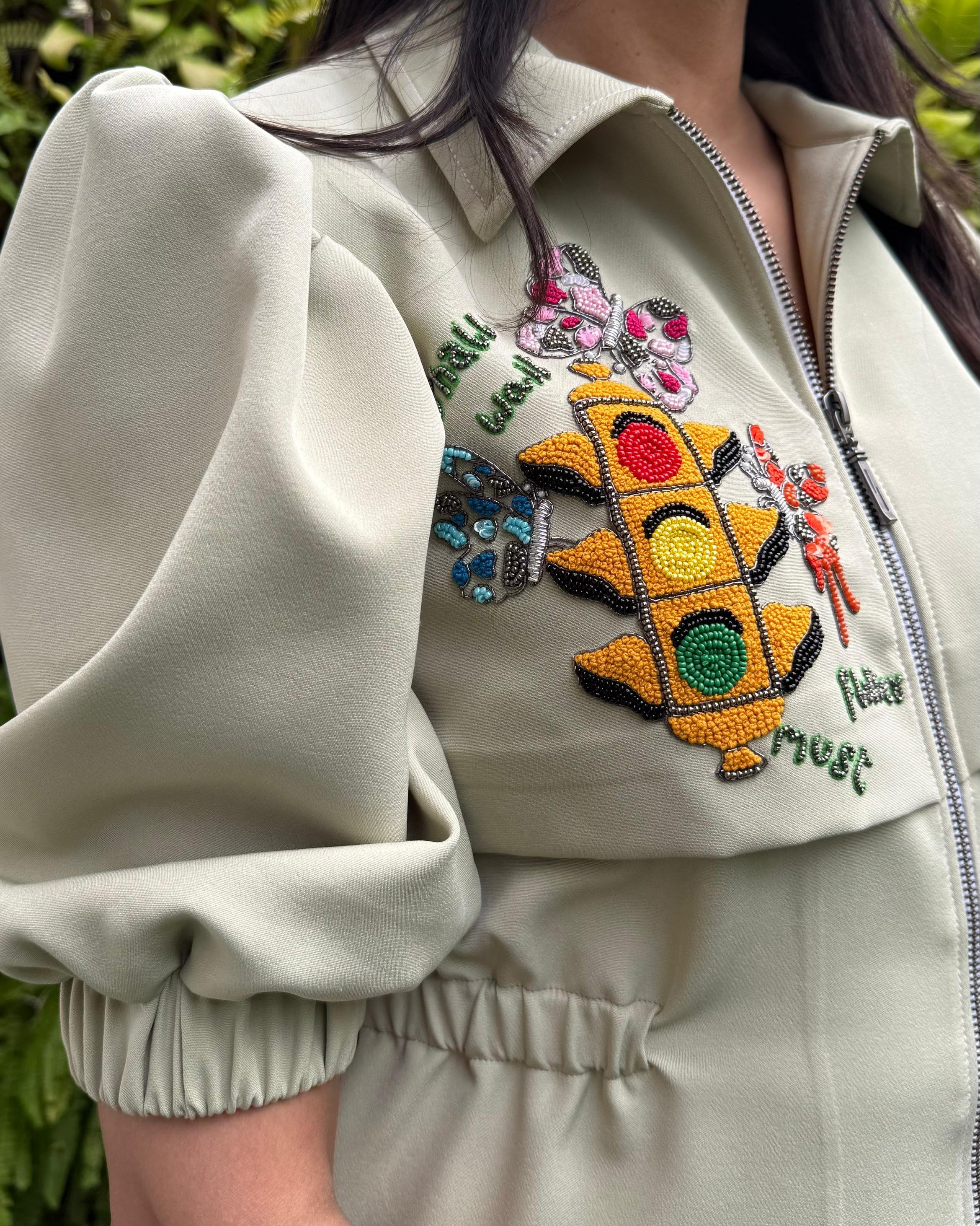 Green Traffic Light Dress