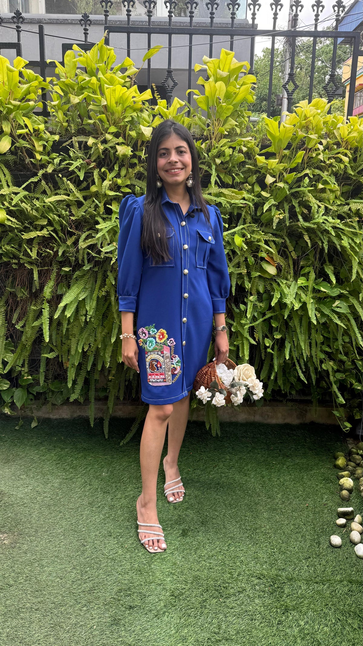Blue Matchbox Dress