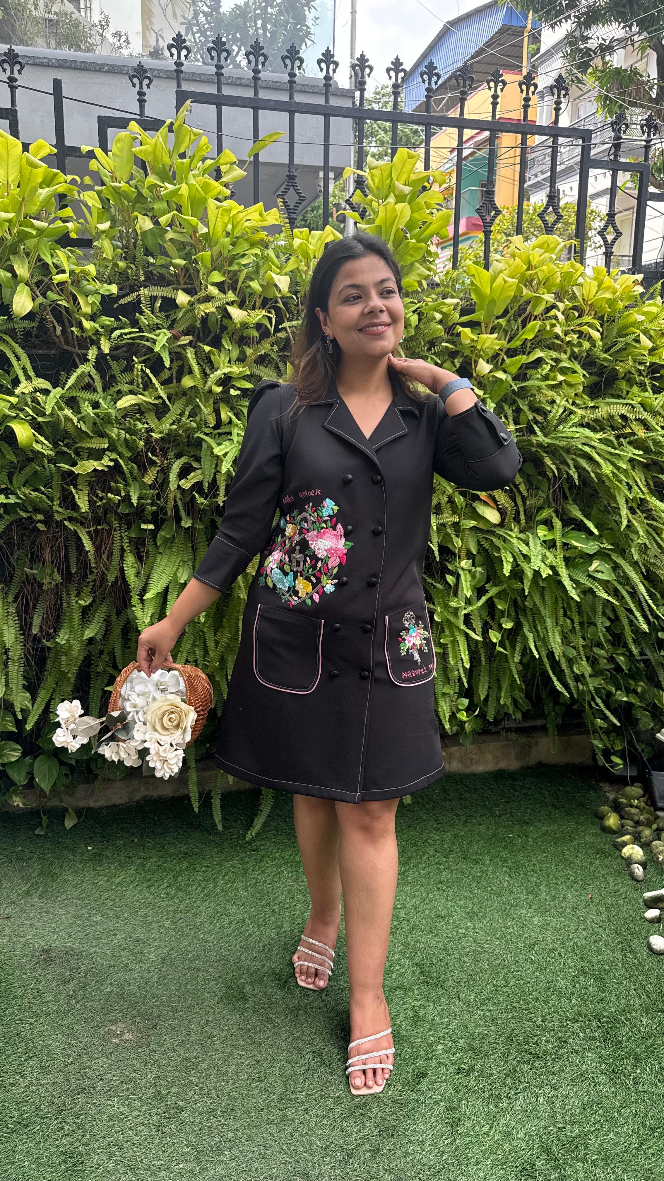 Black Lock And Key Dress