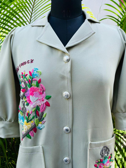 Green Lock And Key Dress