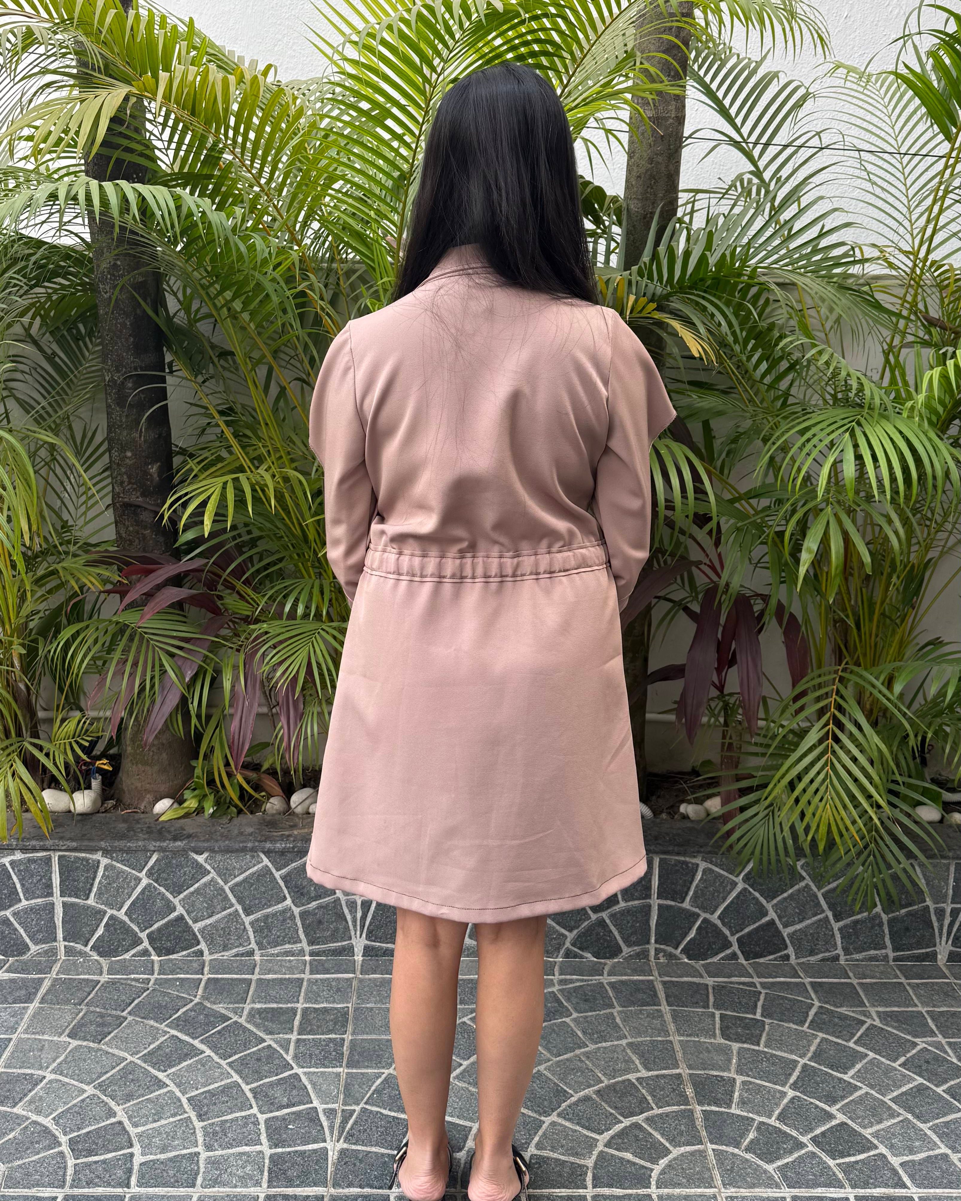 Ecru Ashes To Petals Dress