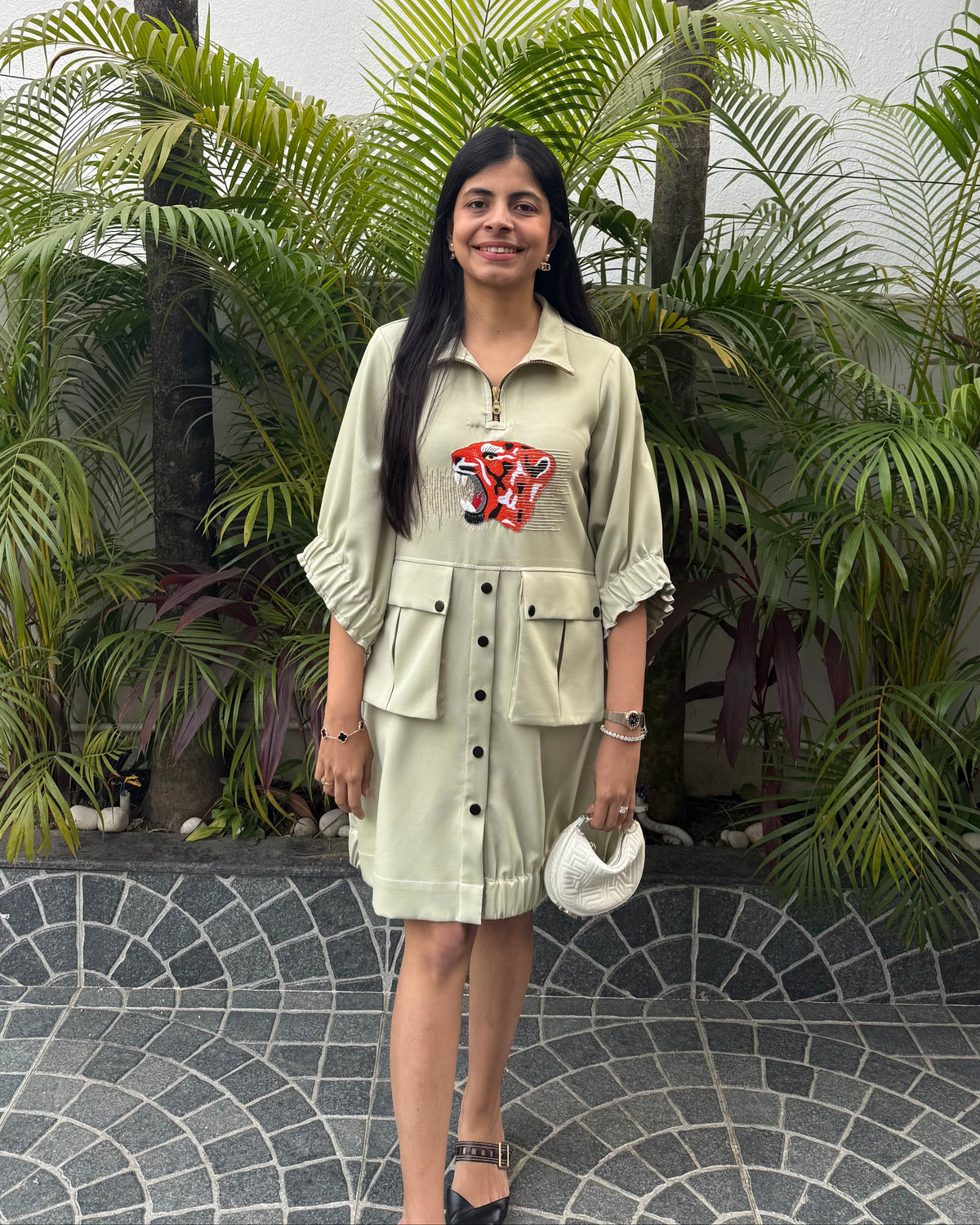 Green Sonic Roar Dress