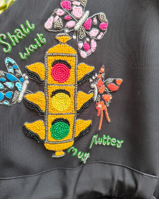 Black Traffic Light Dress