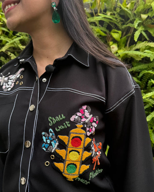 Black Traffic Light Coord Set