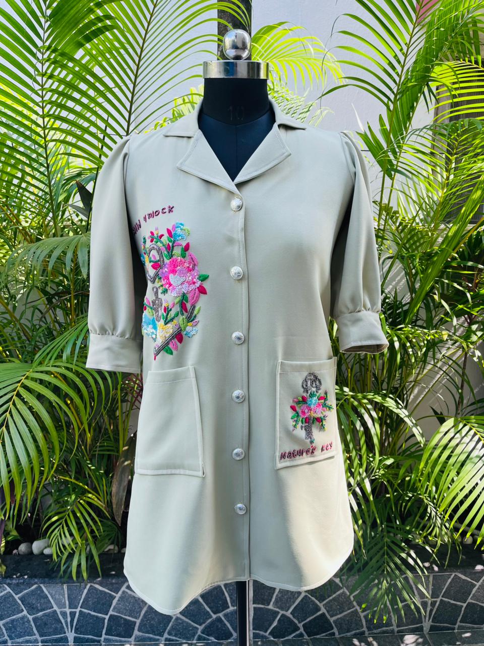 Green Lock And Key Dress