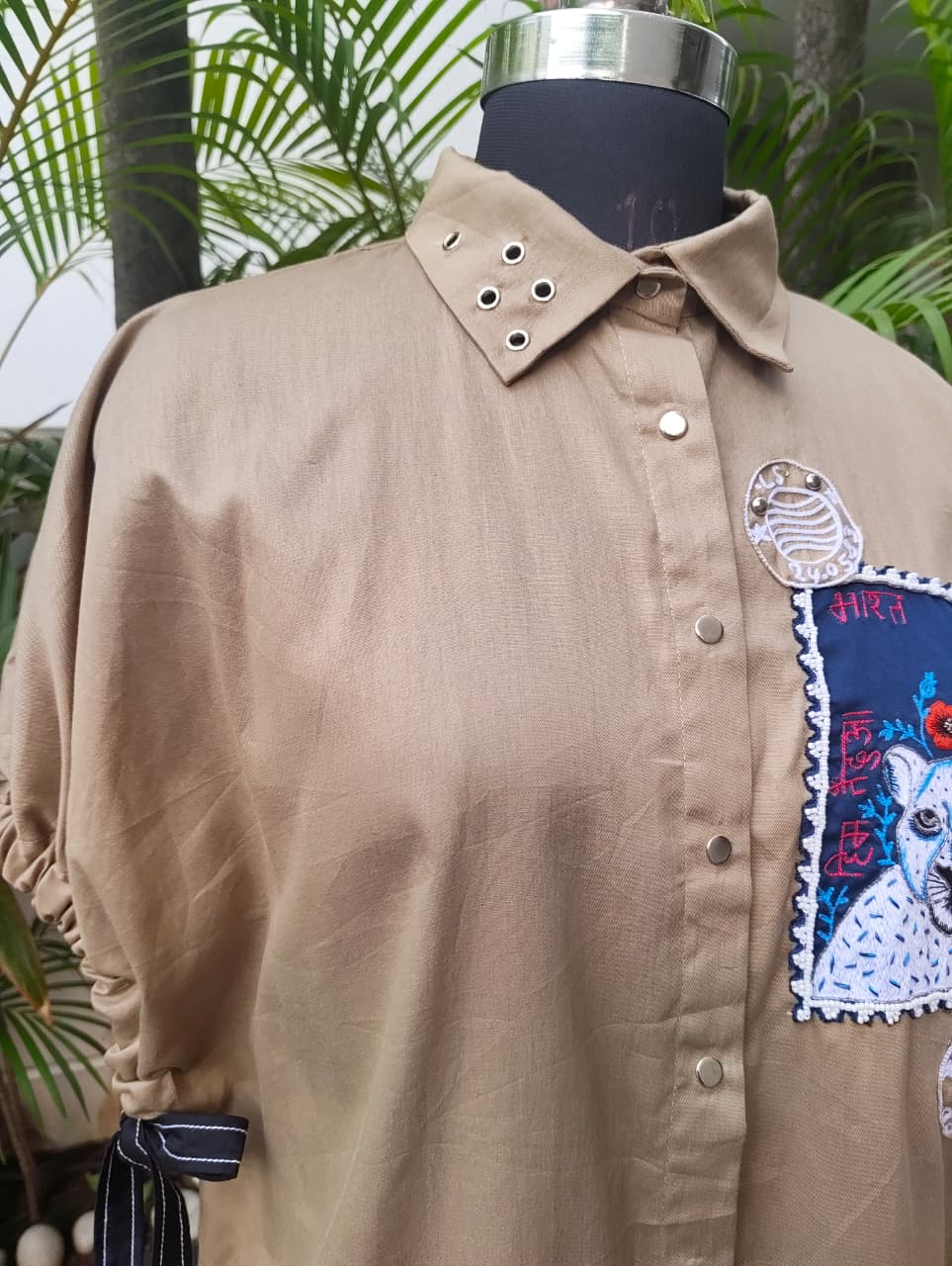 The Bharat Leopard Stamp Shirt