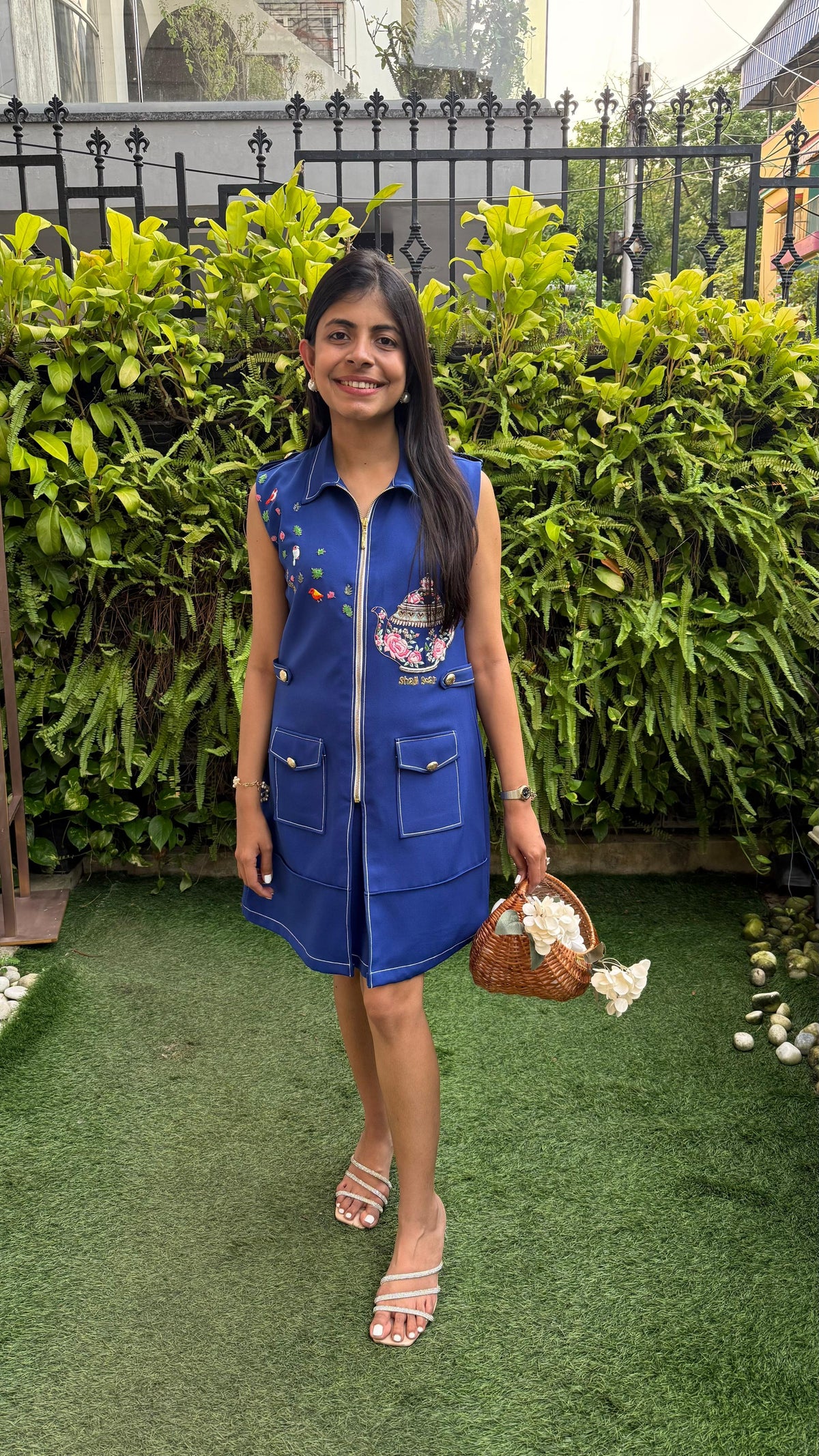 Blue Teapot Dress