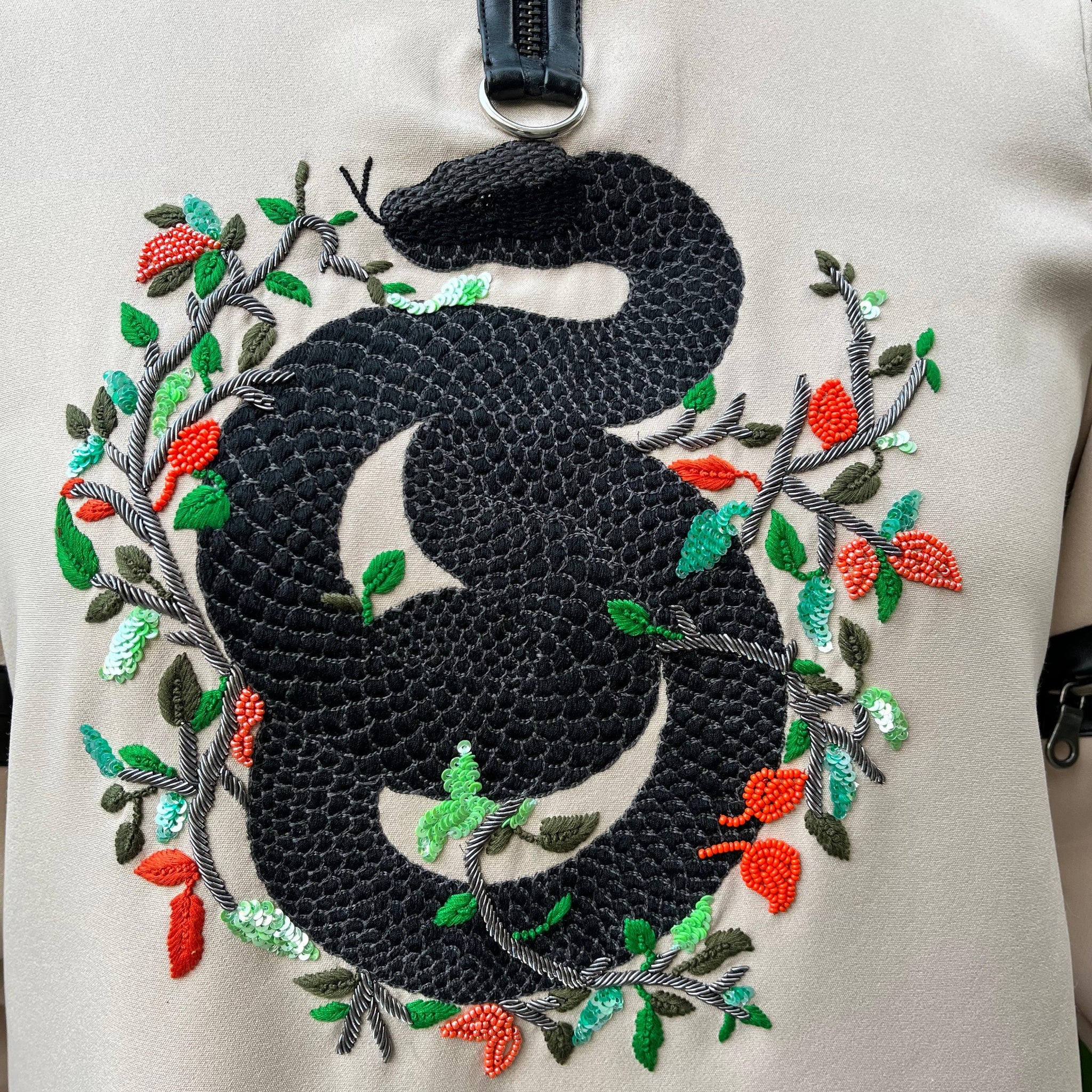 Beige Naga Morph Dress